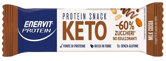 ENERVIT PROTEIN SNACK KETO MILK COCOA 35 G