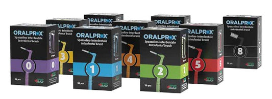 ORALPROX INTERNAL BRUSH BLISTER 6 PIECES SIZE 2