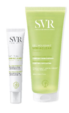 SEBIACLEAR SET MAT+PORES 40 ML + MOUSSANT GEL 200 ML