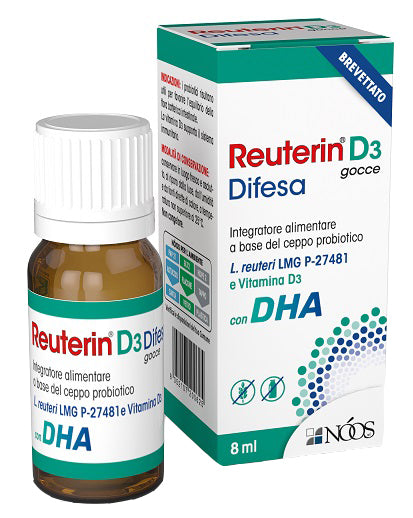 REUTERIN D3 DEFENSE DROPS WITH DHA 8 ML