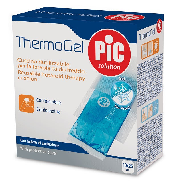 THERMOGEL PILLOW 10X26 CM HOT COLD THERAPY WITH ITC COVER