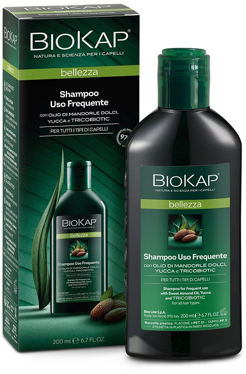 BIOKAP BEAUTY SHAMPOO FOR FREQUENT USE WITH TRICOBIOTIC 200 ML