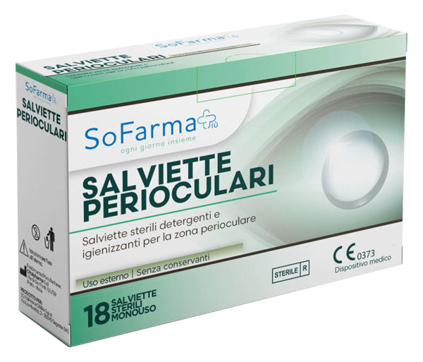 SALVIETTA PERIOCULARE 18 PEZZI SOFARMAPIU'