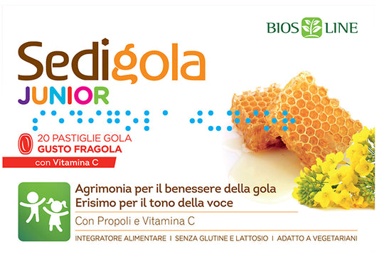 APIX PROPOLI SEDIGOLA JUNIOR FRAGOLA 20 PASTIGLIE