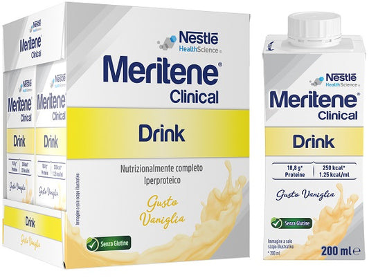 MERITENE CLINICAL VANIGLIA 4 BOTTIGLIE DA 200 ML