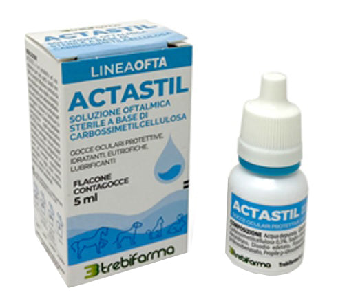 ACTASTIL SOLUZIONE OFTALMICA GOCCE OCULARI PROTETTIVE IDRATANTI EUTROFICHE LUBRIFICANTI 5 ML