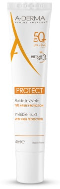 ADERMA A-D PROTECT FLUIDO INVISIBILE 50+ 40 ML