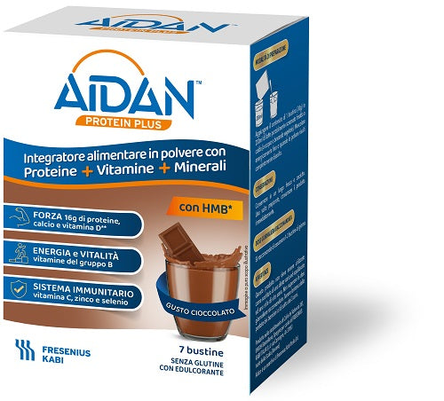AIDAN PROTEIN PLUS CHOCOLATE 7 SACHETS