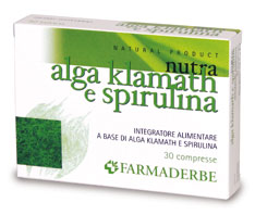 ALGA KLAMATH E SPIRULINA 30 COMPRESSE