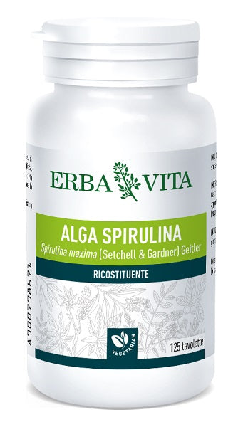 SPIRULINA ALGAE 125 TABLETS 400 MG
