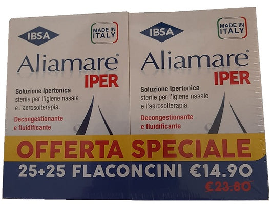 ALIAMARE IPER 25 + 25 FLACONCINI 5 ML BIPACCO