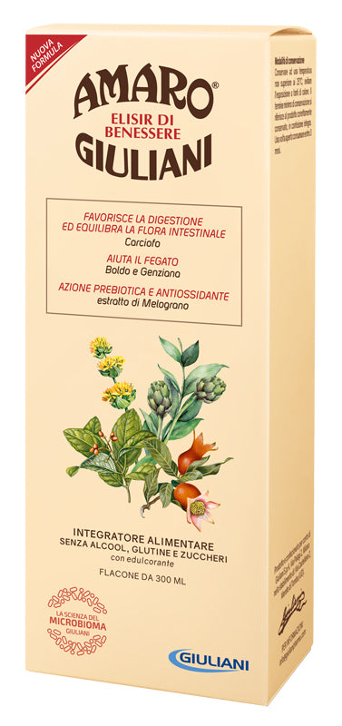 AMARO GIULIANI WELLNESS ELIXIR 300 ML NEW FORMULA