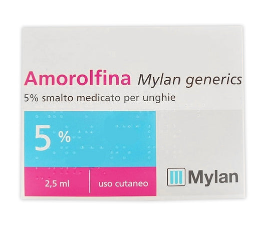 AMOROLFINA (MYLAN GENERICS)*smalto unghie 1 flacone 2,5 ml 5%