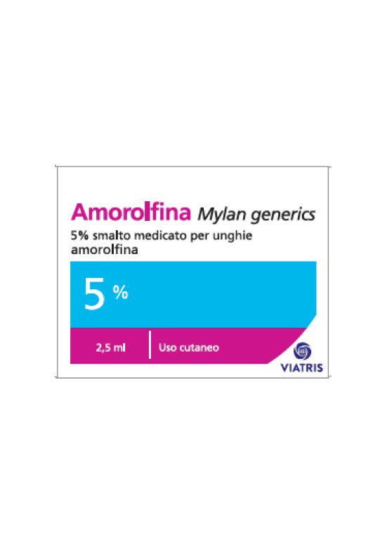 AMOROLFINA (MYLAN GENERICS)*smalto unghie 1 flacone 2,5 ml 5%