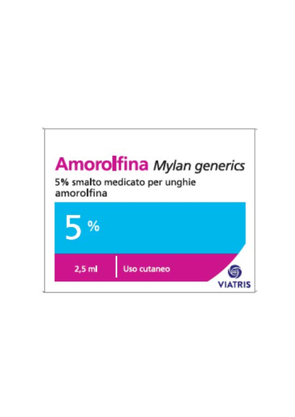 AMOROLFINA (MYLAN GENERICS)*smalto unghie 1 flacone 2,5 ml 5%