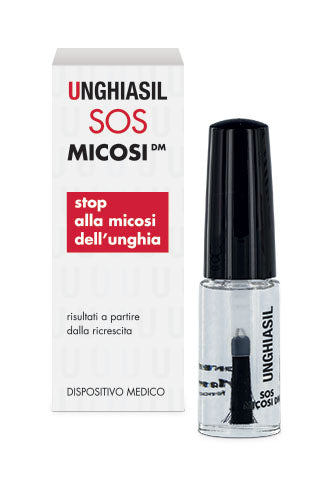 ANTIMICOTICO UNGHIASIL SOS MICOSI IN FLACONE DI VETRO 5 ML CON PENNELLO APPLICATORE + ASTUCCIO