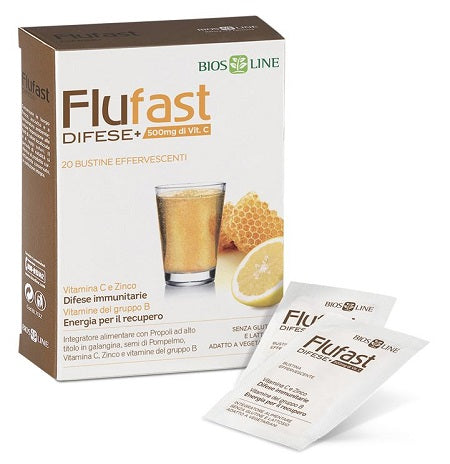 APIX PROPOLI FLUFAST DIFESE+ 20 BUSTINE EFFERVESCENTI BIOSLINE