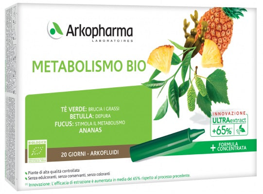 ARKOFLUIDI METABOLISMO BIO 20 FIALE