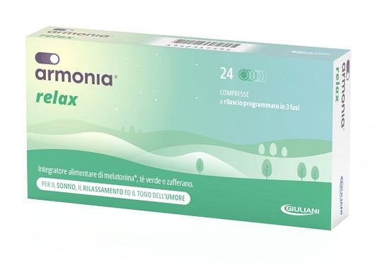 ARMONIA RELAX 1 MG A BASE DI MELATONINA 24 COMPRESSE