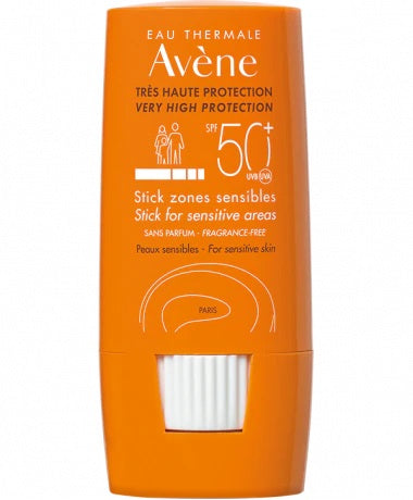 AVENE EAU THERMALE STICK LARGE SENSITIVE ZONES 50+ 8 G