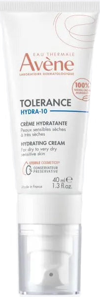 AVENE TOLERANCE HYDRA 10 MOISTURIZING CREAM 40 ML