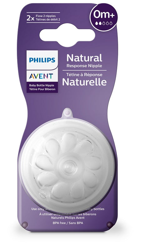 AVENT TETTARELLA NATURAL RESPONSE FLUSSO 2 0 MESI+ 2 PEZZI