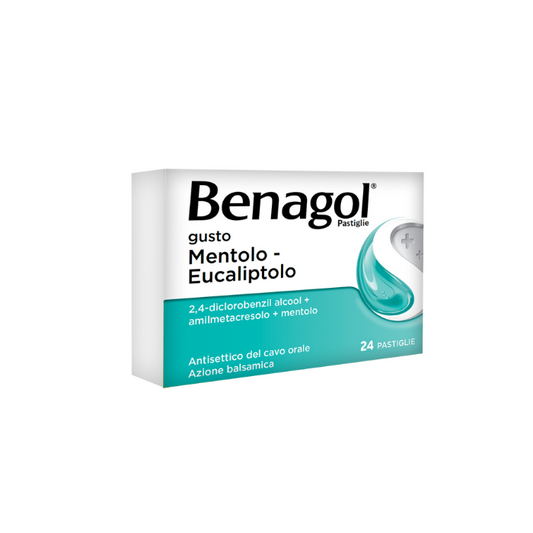 BENAGOL MENTHOL-EUCALYPTOL FLAVOURED LOZENGES 24 LOZENGES