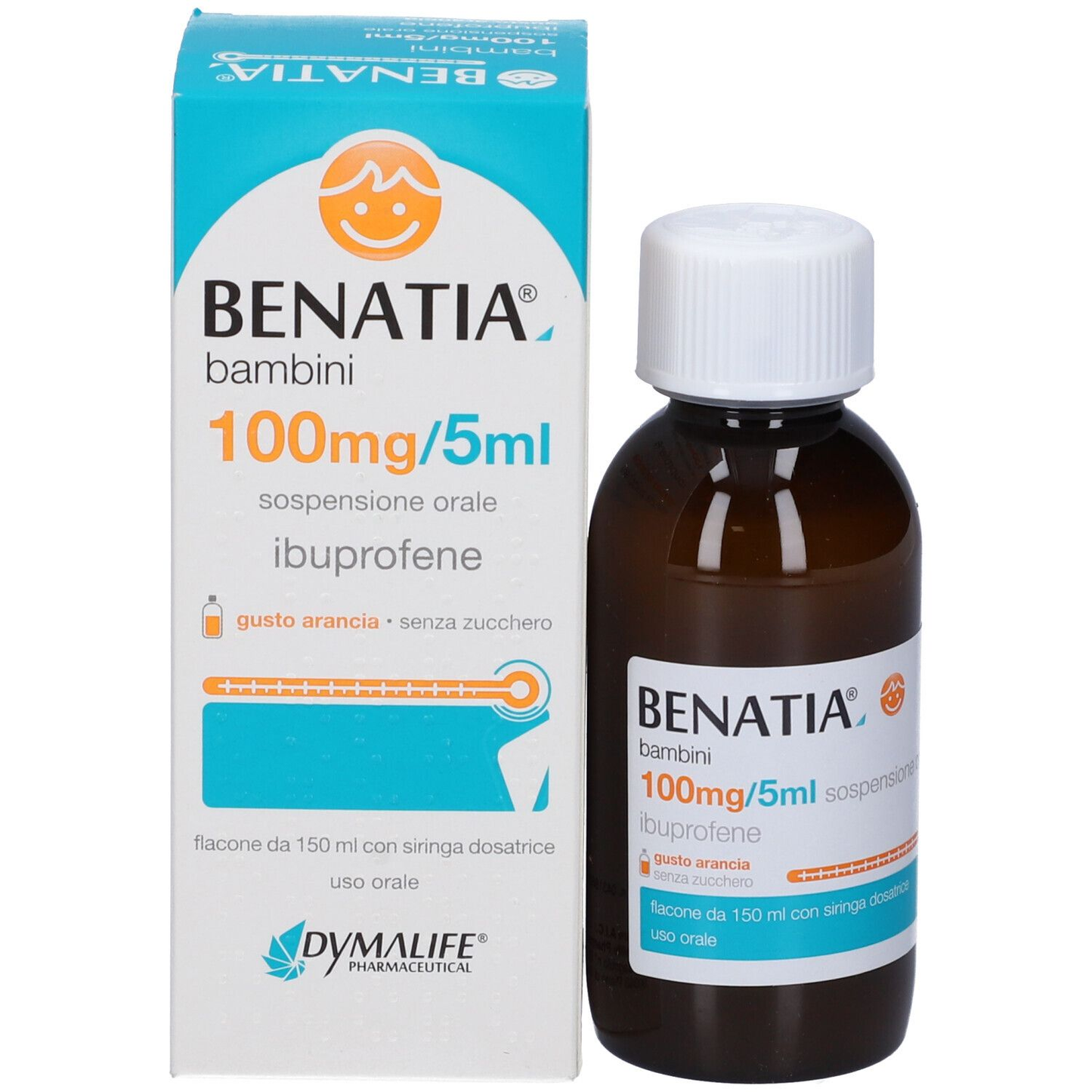 <b>BENATIA </b>BAMBINI 100MG/5ML SOSPENSIONE ORALE SENZA ZUCCHERO