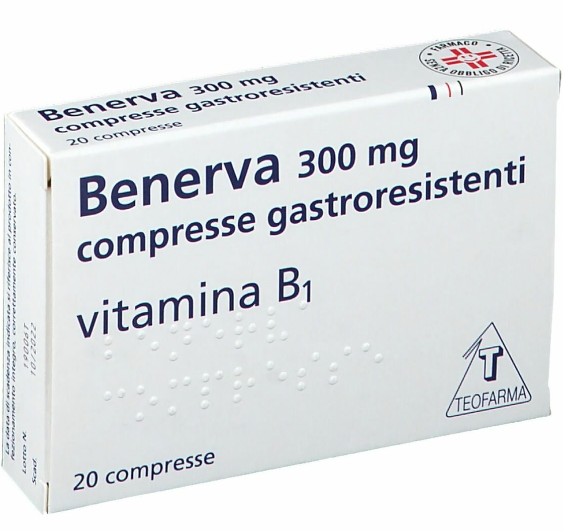 BENERVA 300 MG GASTRO-RESISTANT TABLETS 20 TABLETS