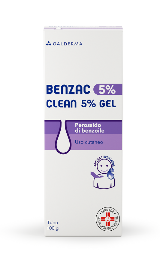 BENZAC 5% GEL RINSE-OFF FORMULATION 100 G TUBE