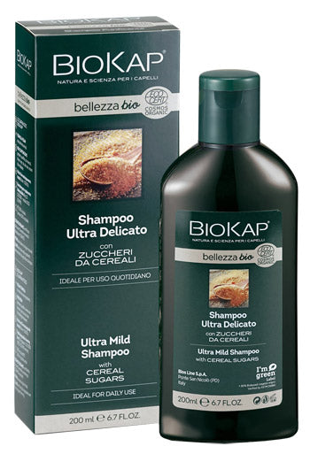 BIOKAP BELLEZZA BIO SHAMPOO ULTRA DELICATO COSMOS ECOCERT 200 ML BIOSLINE