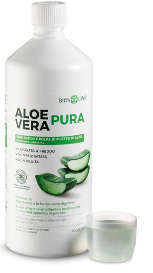 BIOSLINE ALOE VERA SUCCO POLPA 1 LITRO