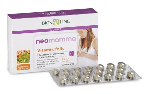 BIOSLINE NEOMAMMA VITAMIX FOLIC 40 COMPRESSE NEW