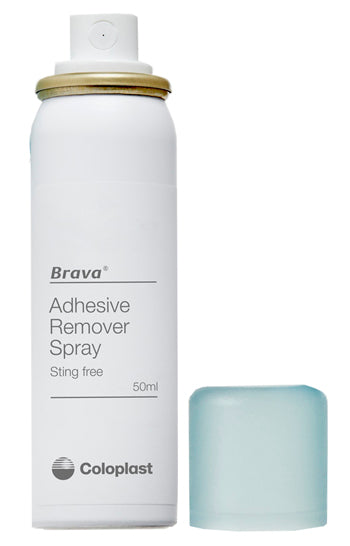 BRAVA SPRAY REMOVER PER DISTACCO DOLCE ADESIVI E DISPOSITIVI PER STOMIA 50 ML