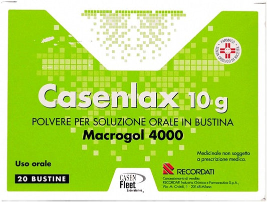 CASENLAX "10 G POLVERE PER SOLUZIONE ORALE"20 BUSTINE"