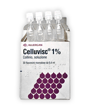CELLUVISC "10 MG/ML EYE DROPS, SOLUTION" 30 SINGLE-DOSE VIALS OF 0.4 ML"
