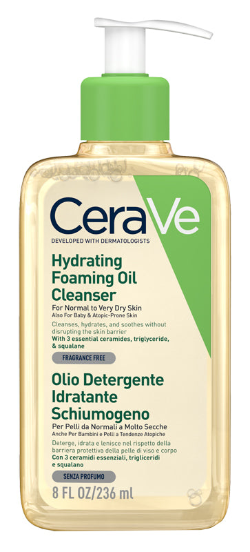 CERAVE OLIO DETERGENTE IDRATANTE SCHIUMOGENO 236 ML