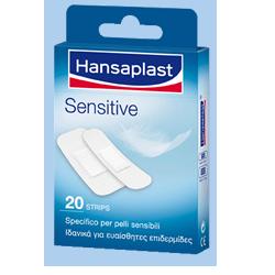 HANSAPLAST SENSITIVE PLASTER 2 ASSORTED SIZES 20 PIECES