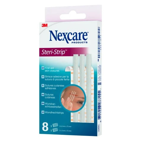 NEXCARE STERISTRIP SUTURE PLASTER 6X75 MM + 3X75 MM