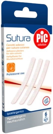 PIC SOLUTION SUTURE PLASTER 3 X 75 MM 10 PIECES