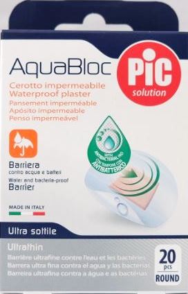 PIC AQUABLOC PLASTER DIAMETER 22 5MM 20 PIECES