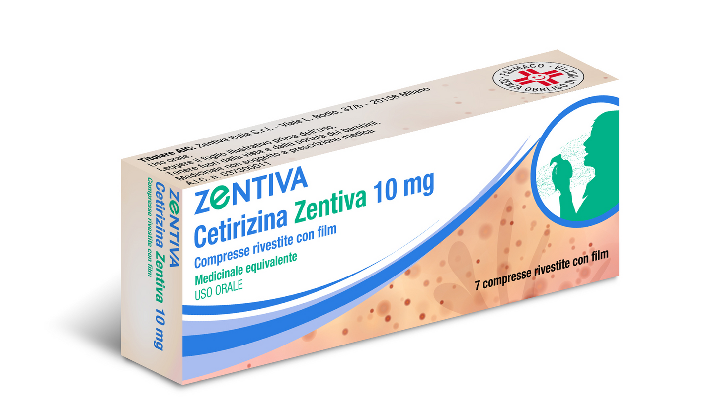 CETIRIZINE ZENT 10 MG FILM-COATED TABLETS 7 TABLETS IN PVC/PVDC/AL BLISTER