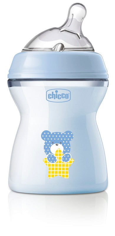 CHICCO BIBERON NAT FEEL PP 2M+ 250 ML BIMBO