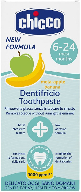CHICCO TOOTHPASTE 6 MONTHS+ MELABANA WITH FLUORIDE 50 ML