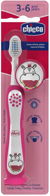CHICCO TOOTHBRUSH 3-6 YEARS PINK