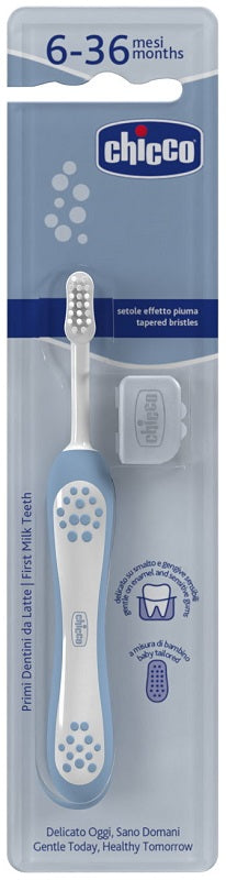 CHICCO TOOTHBRUSH 6 MONTHS+ BLUE
