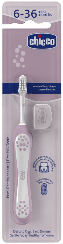 CHICCO TOOTHBRUSH 6 MONTHS+ PINK