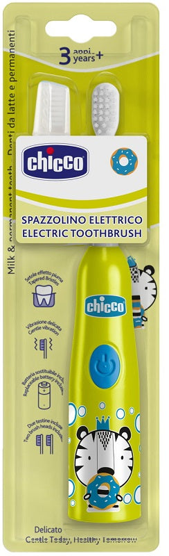 CHICCO ELECTRIC TOOTHBRUSH YELLOW TIGER