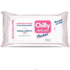 CHILLY DELICATE INTIMATE WIPES 12 PIECES