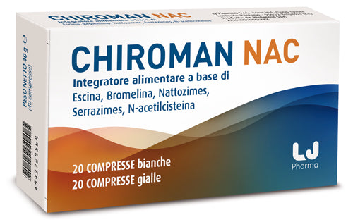 CHIROMAN NAC 20 WHITE TABLETS + 20 YELLOW TABLETS